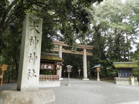 関西　奈良　パワースポット　三輪山大神神社